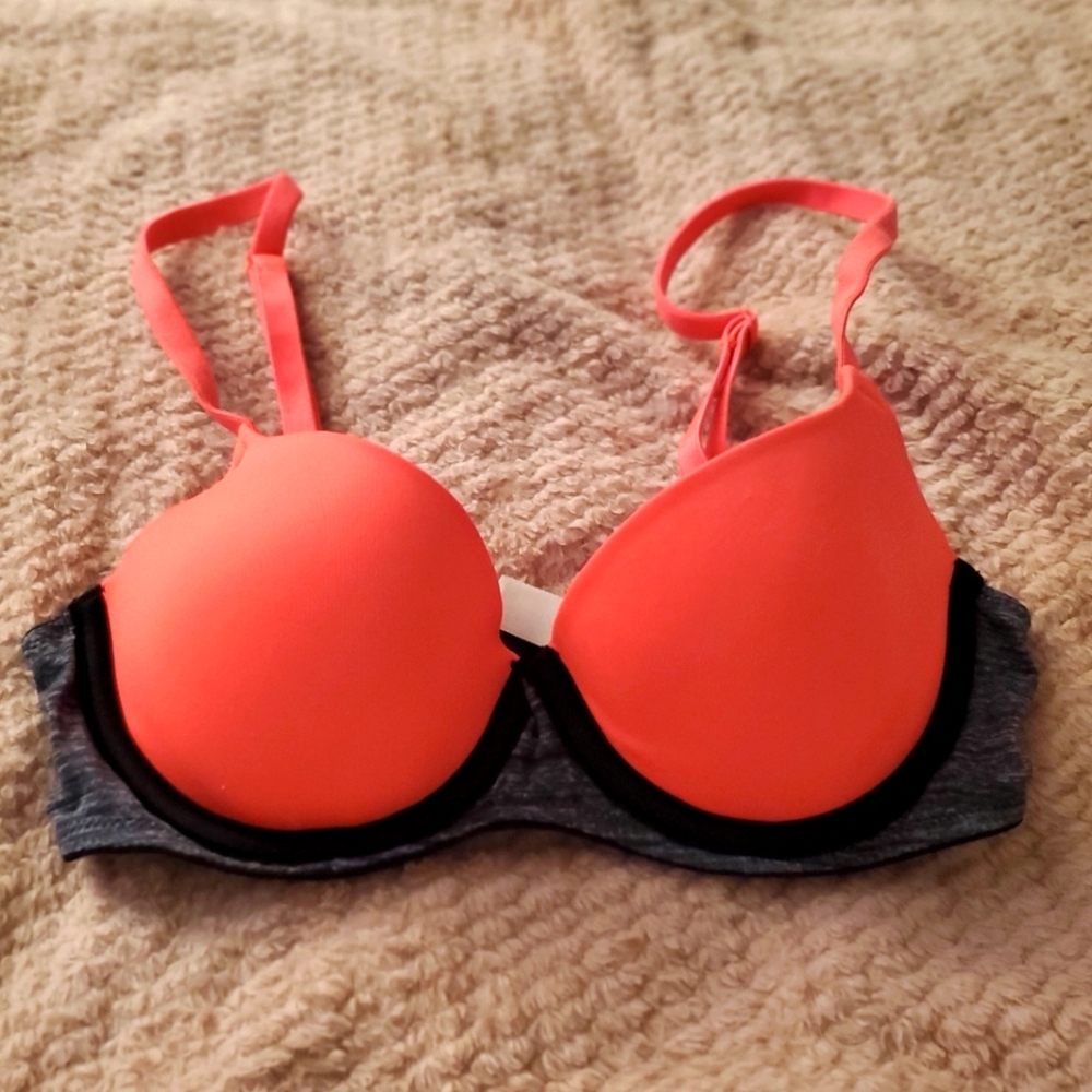 Victoria secret pink 32a lightly lined neon bra